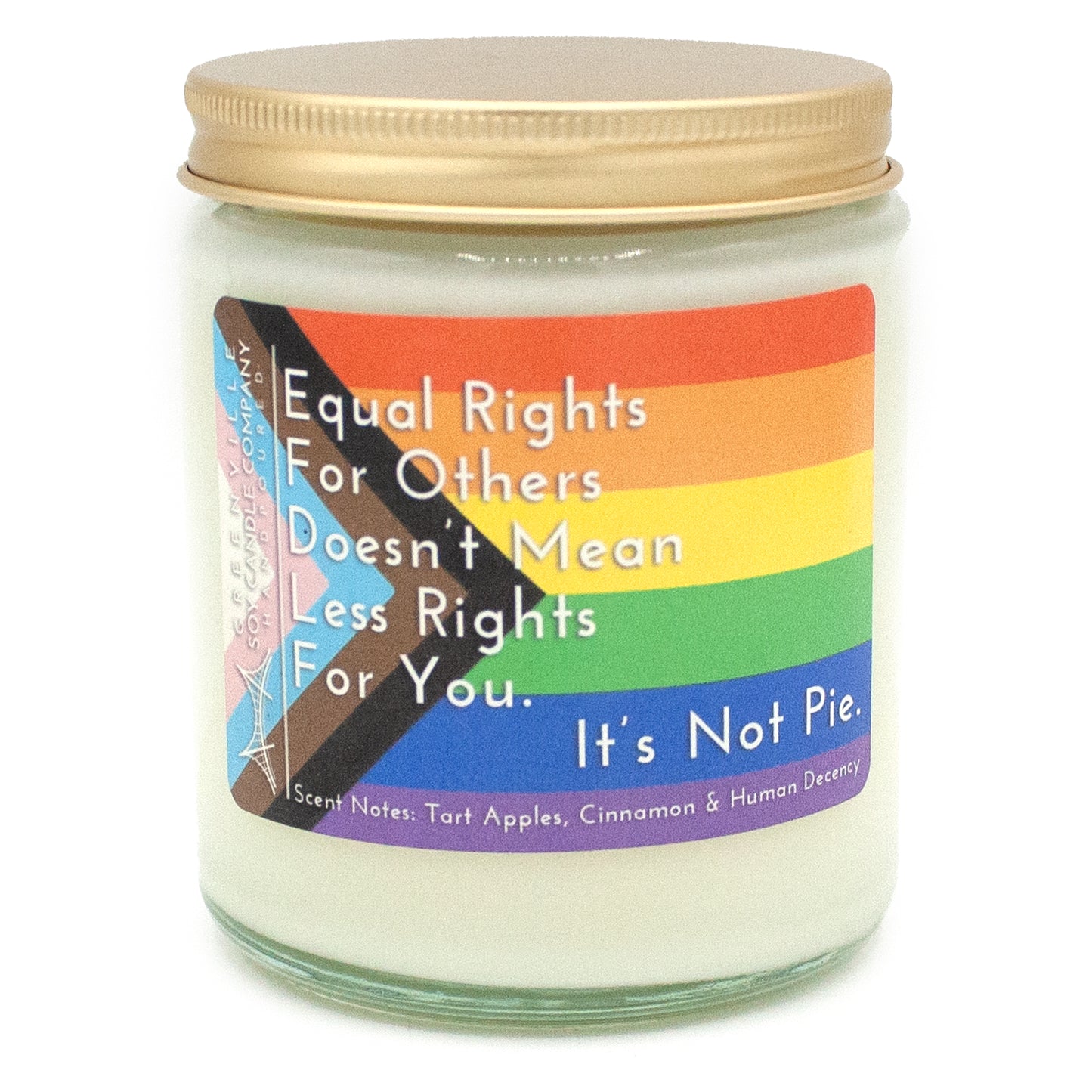Apple Pie, Soy Candle with Sass