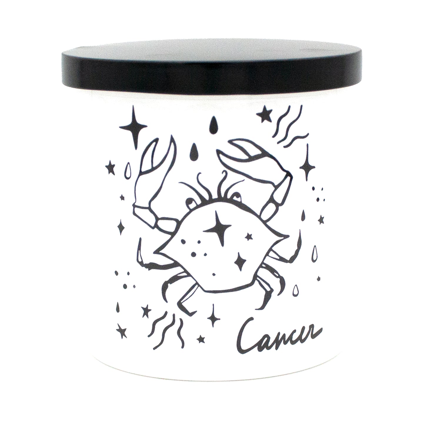 Cancer: Dragon's Blood, Zodiac Soy Candle (Discontinued White Jar)