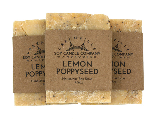Lemon Poppyseed, Handmade Natural Bar Soap