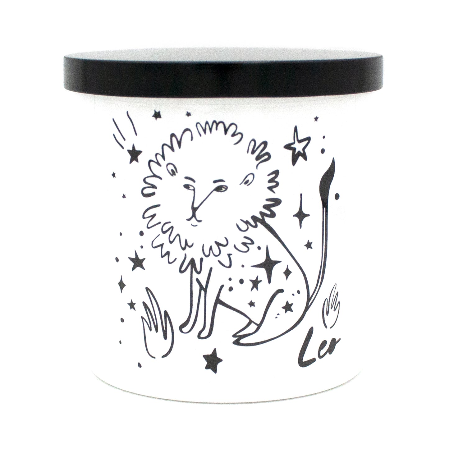 Leo: Black Tea & Clove, Zodiac Soy Candle