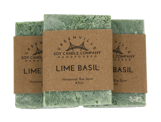 Lime Basil, Handmade Natural Bar Soap