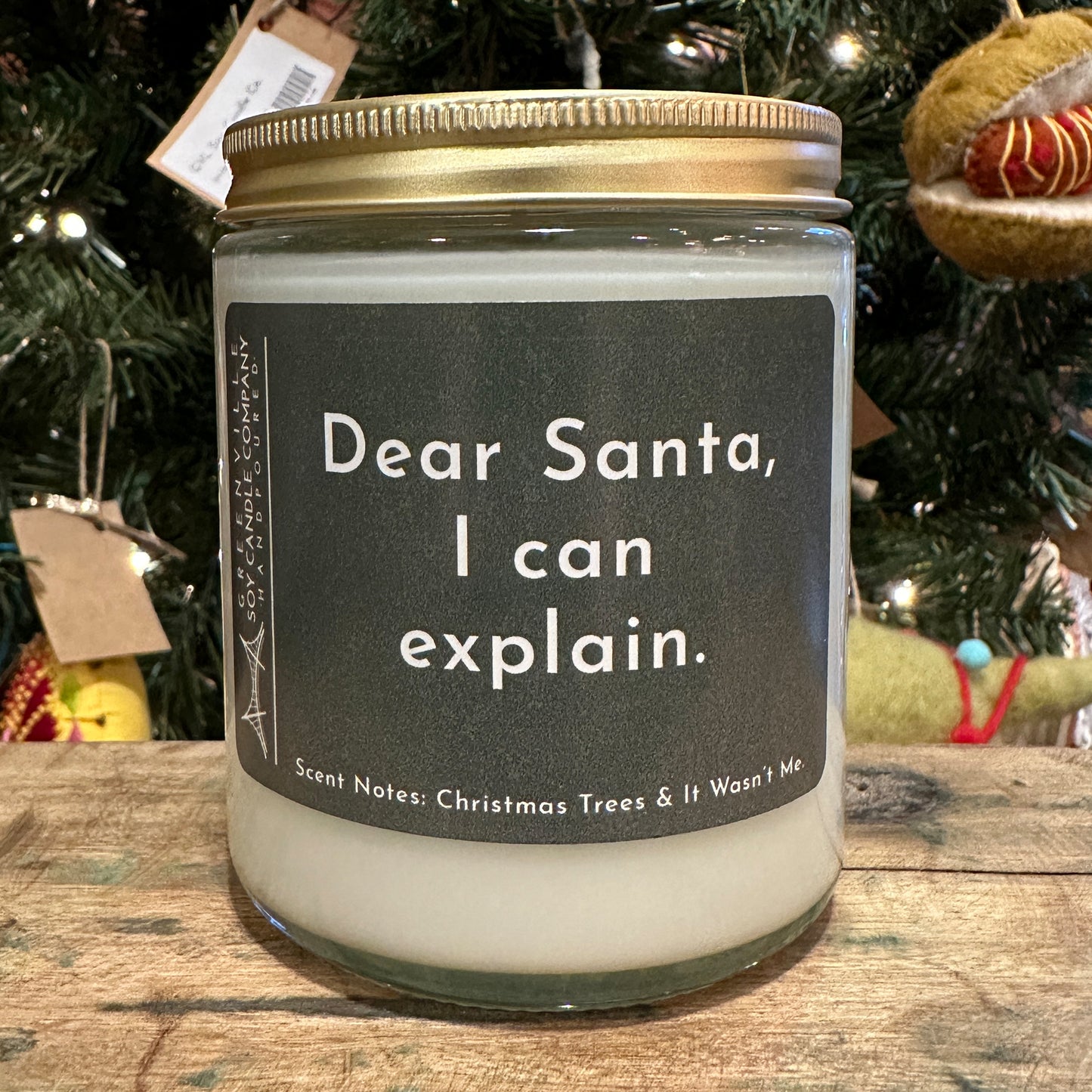 Mistletoe, Soy Candle with Sass