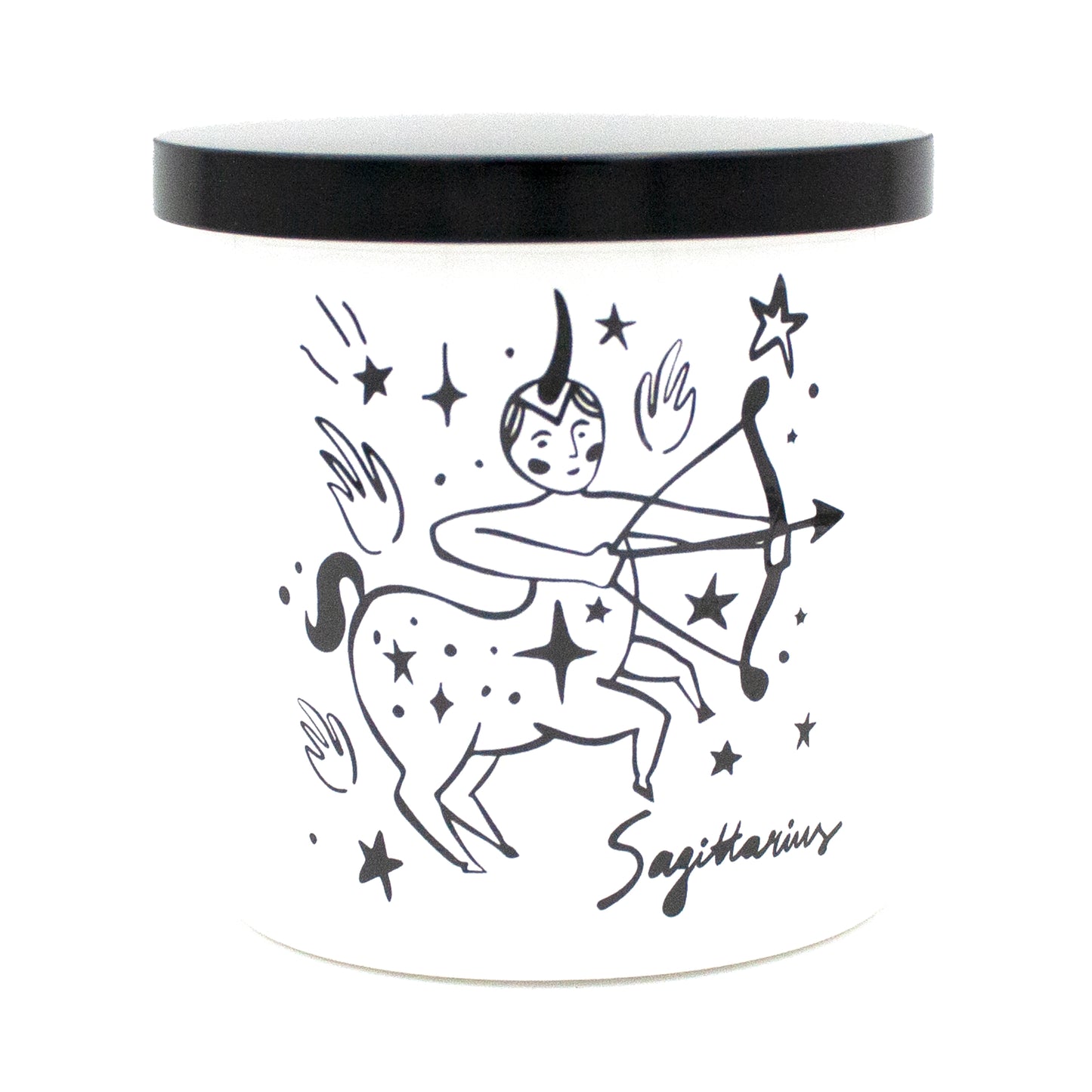 Sagittarius: Petrichor, Zodiac Soy Candle (Discontinued White Jar)