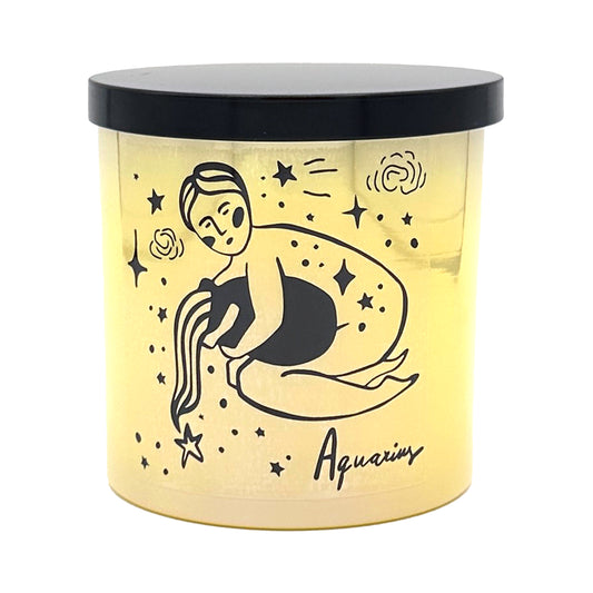 Aquarius: Sweet Patchouli, Zodiac Soy Candle