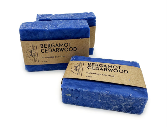 Bergamot Cedarwood, Handmade Natural Bar Soap