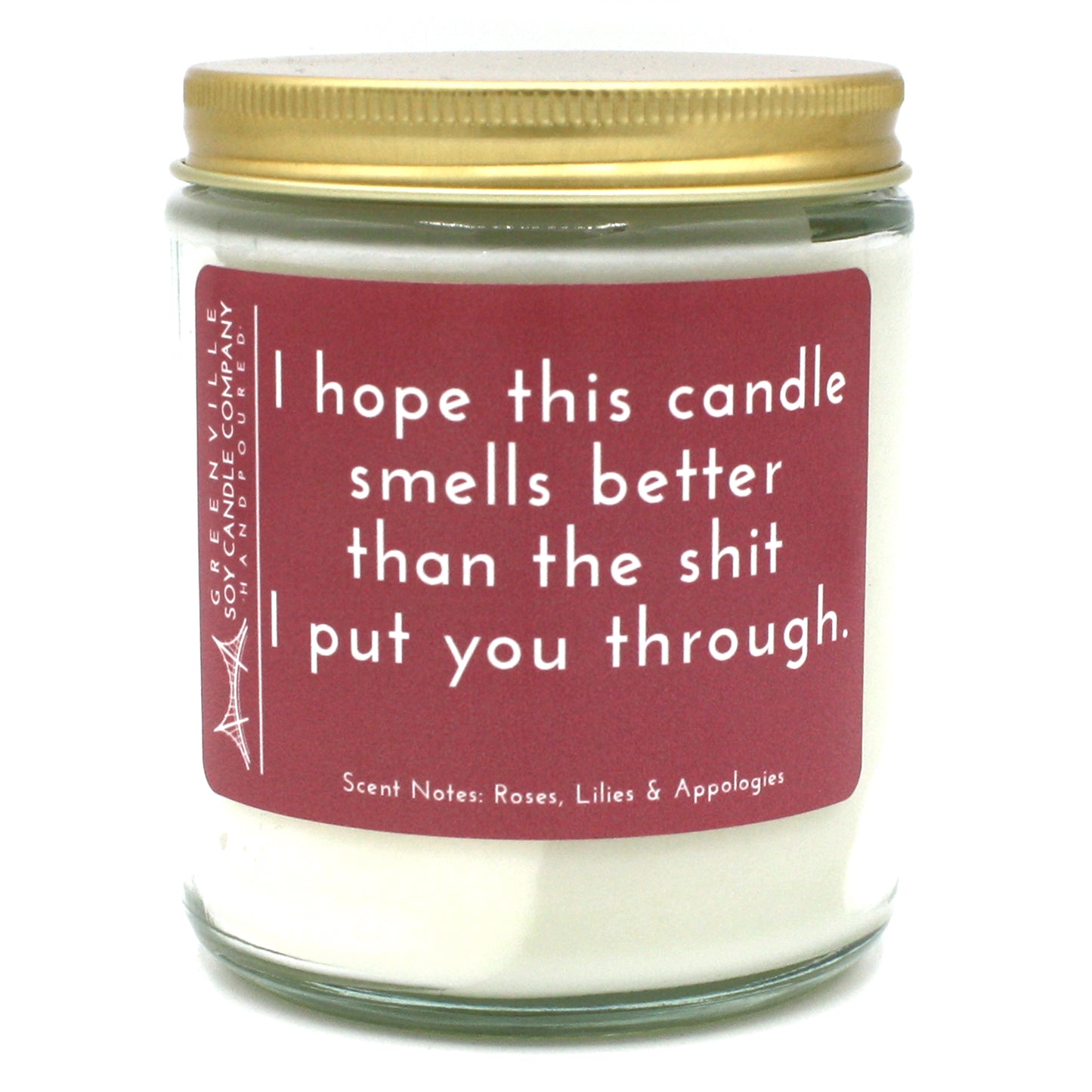 English Rose, Soy Candle with Sass