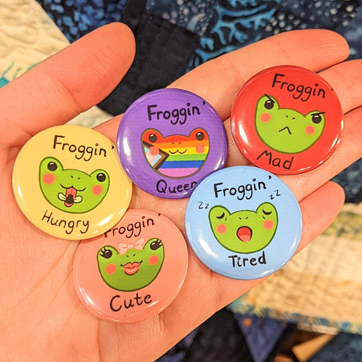 L Overstrom, Frog Buttons