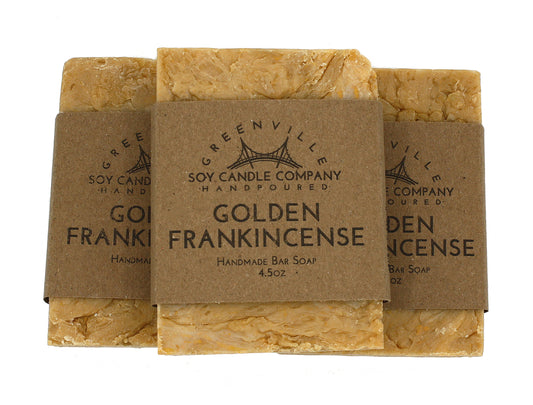 Golden Frankincense, Handmade Natural Bar Soap