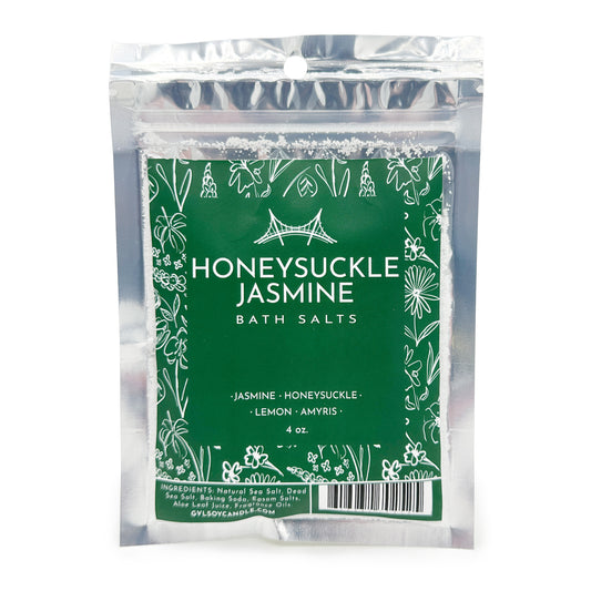 Honeysuckle Jasmine, Bath Salts, 4oz