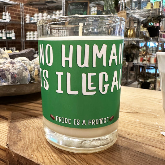 2026 No Human Is Illegal Soy Candle