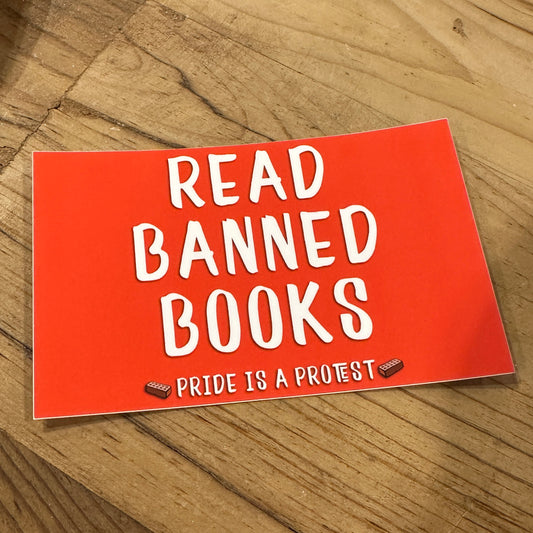 Read Banned Books Sticker