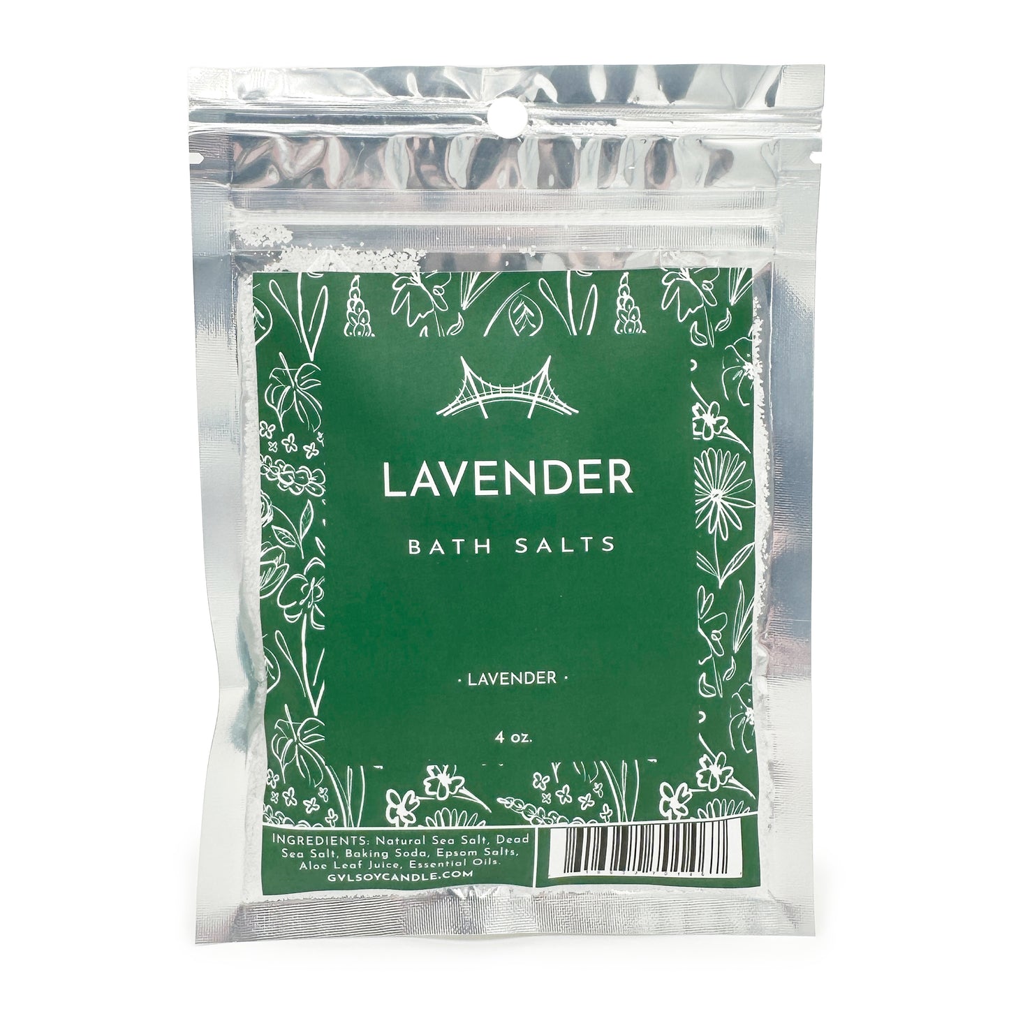 Lavender, Bath Salts, 4oz