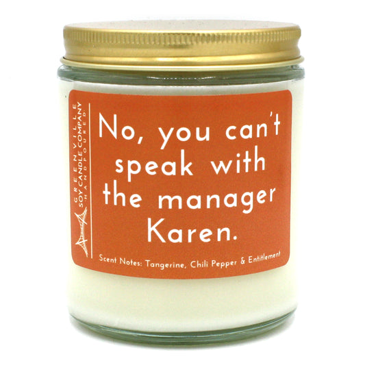 Orange Chili Pepper, Soy Candle with Sass