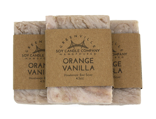 Orange Vanilla, Handmade Natural Bar Soap