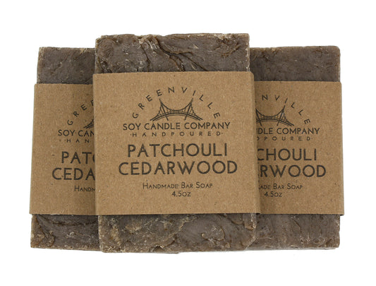 Patchouli Cedarwood, Handmade Natural Bar Soap