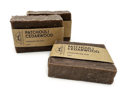 Patchouli Cedarwood, Handmade Natural Bar Soap