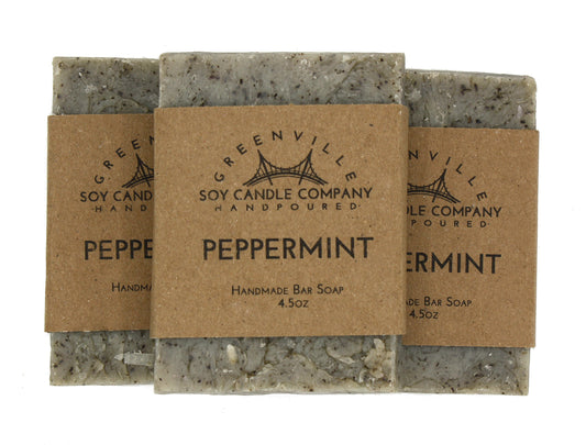 Peppermint, Handmade Natural Bar Soap