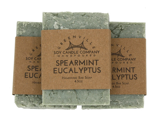 Spearmint Eucalyptus, Handmade Natural Bar Soap