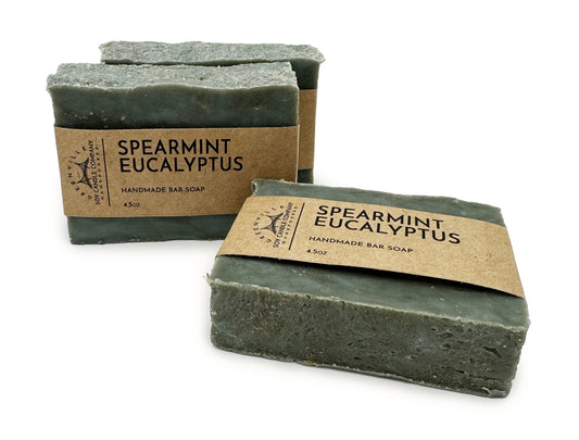 Spearmint Eucalyptus, Handmade Natural Bar Soap