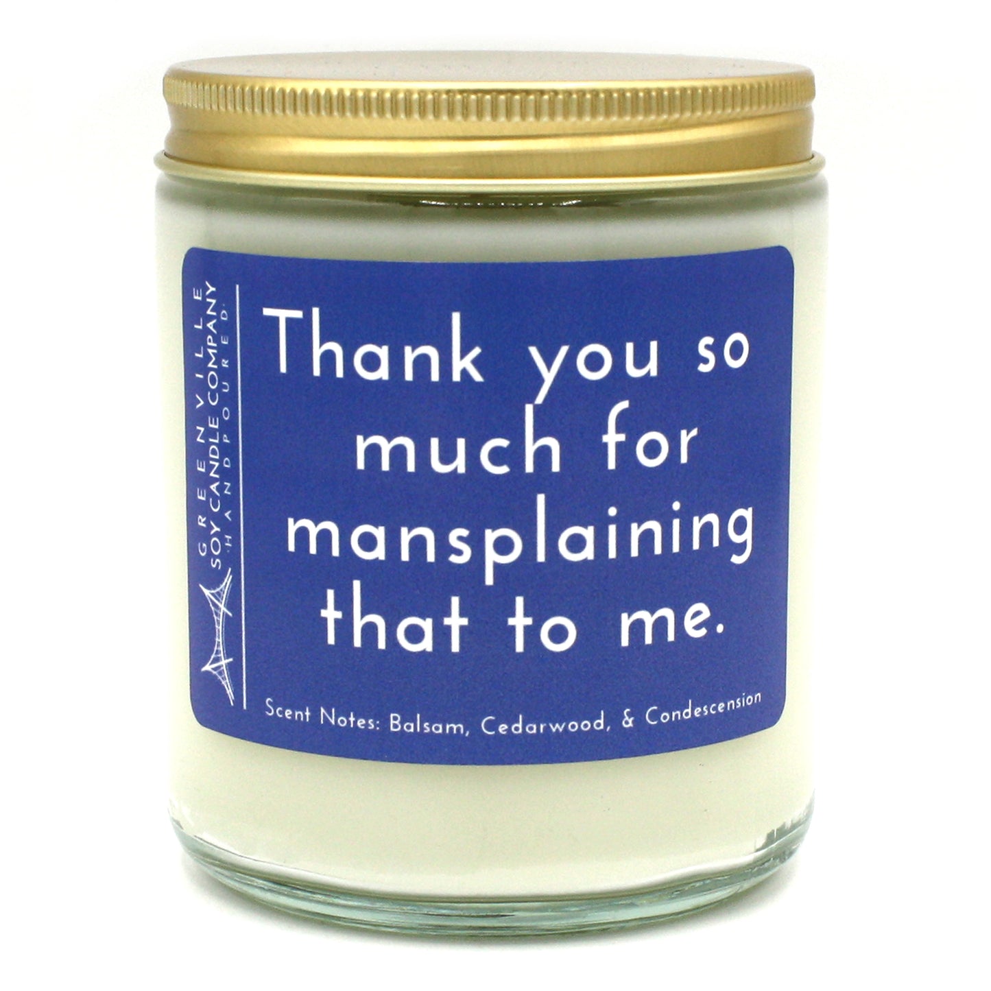 Timber, Soy Candle with Sass